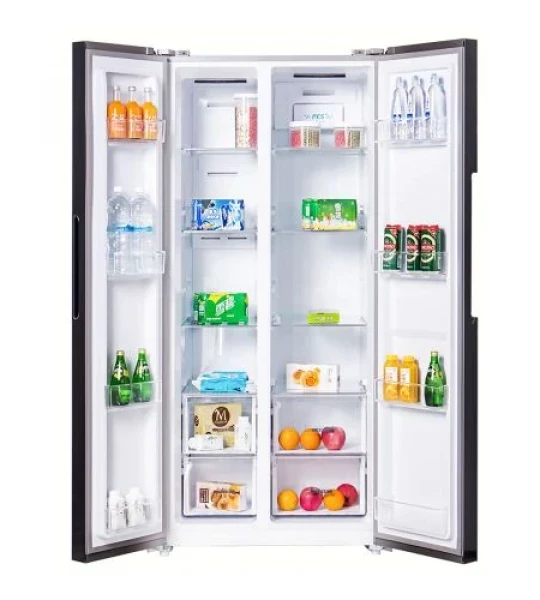 SMART TECHNOLOGY Réfrigérateur Américain De Luxe - STR-1178H - 512L - Gris - Garantie 12 Mois