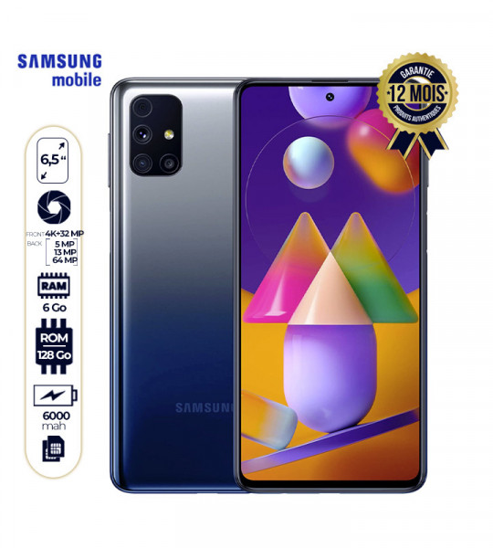 Samsung Galaxy M31S 6‘’ - 48MP - 6Go/128Go - REF: Samsung Galaxy M31S 6‘’ - 48MP - 6Go/128Go - Téléphone Portables