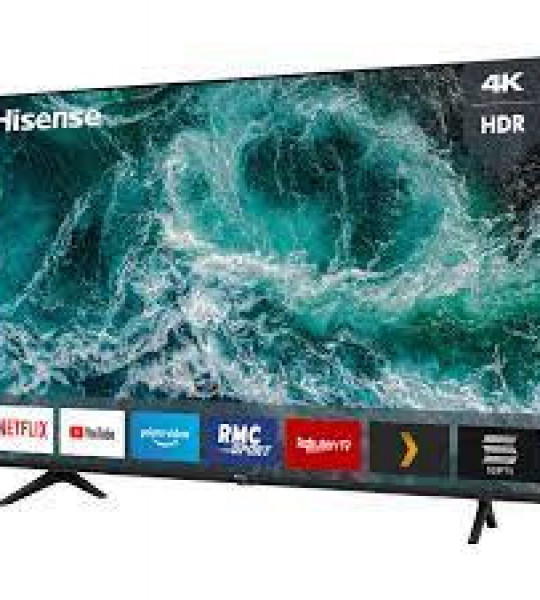 HISENSE SMART TV DLED TV 4K | Écran sans bord 58″ - REF: H55A7100F - Télévisions